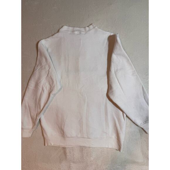 Vintage Women’s White Sweatshirt Ocean Fashions Jekyll Island Size M - Picture 2 of 9
